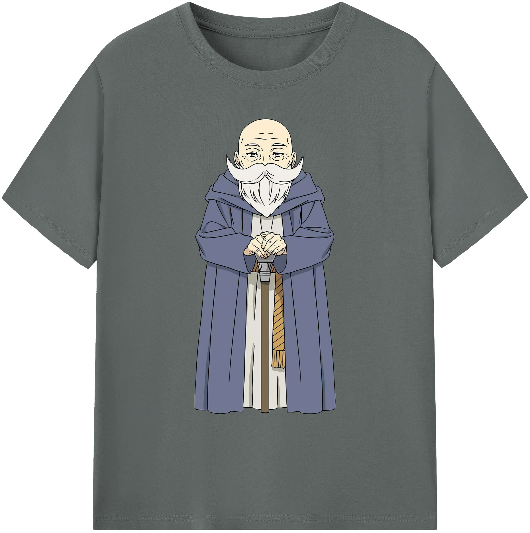 （画像用） 葬送のフリーレン Frieren 綿100％ メンズ半袖Tシャツ｜肌触りやわらか＆通気性
